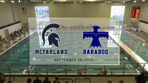 Girls Swimming Mcfarland Spartans Vs Baraboo Thunderbirds Mcfarland