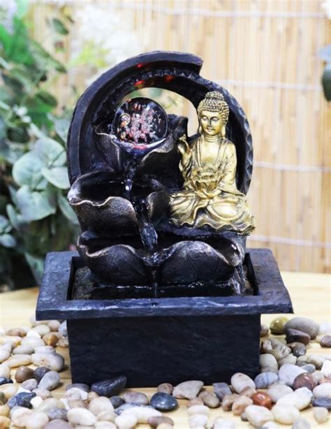 Buddha Water Fountain Indoors Etsy