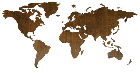 Obraz na stenu - Drevená mapa sveta | Luxusné povrázkové záclony do ...