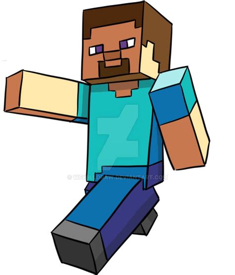 Minecraft Steve Drawing