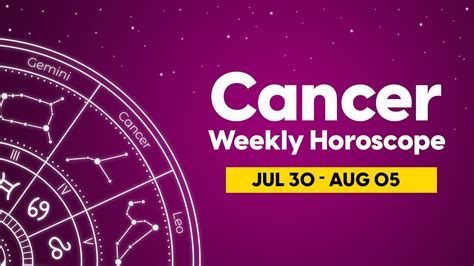 Cancer Weekly Horoscope July 30 To August 05 2023 Youtube