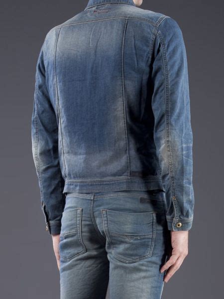 Diesel Juzicon Denim Jacket In Blue For Men Denim Lyst