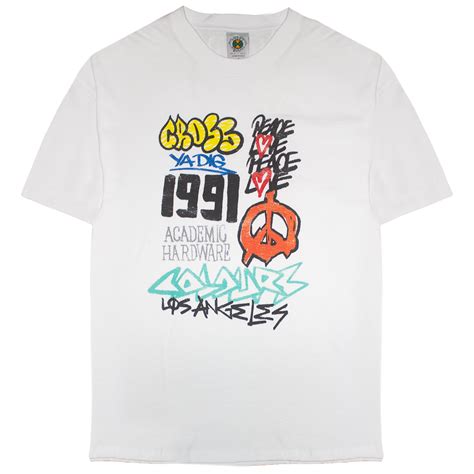cross colours since 1989 airbrushed t shirt