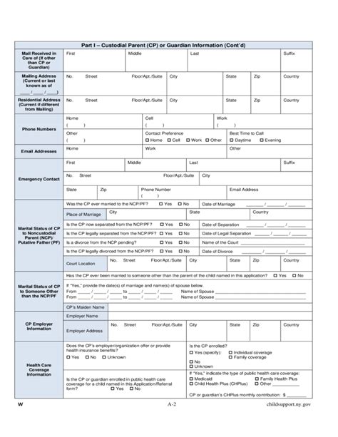 In new york, child support orders are to be paid until the child turns 21, except in some circumstances. Child Support Form - New York Free Download