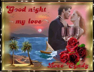 Good Night My Love - DesiComments.com #moon #moongif #night gif #green #rime_s.