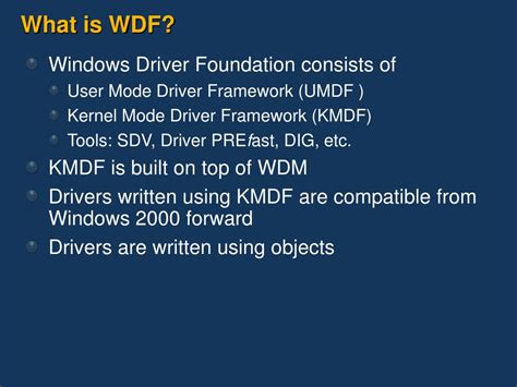 Ppt How To Port Wdm Driver To Kmdf Powerpoint Presentation Free