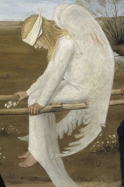 The Wounded Angel 1903 Ateneum Helsinki By Hugo Simberg Detail