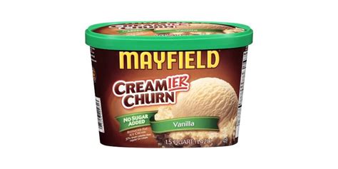 Mayfield Creamier Churn No Sugar Added Vanilla Ice Cream 15 Qt Reviews 2019