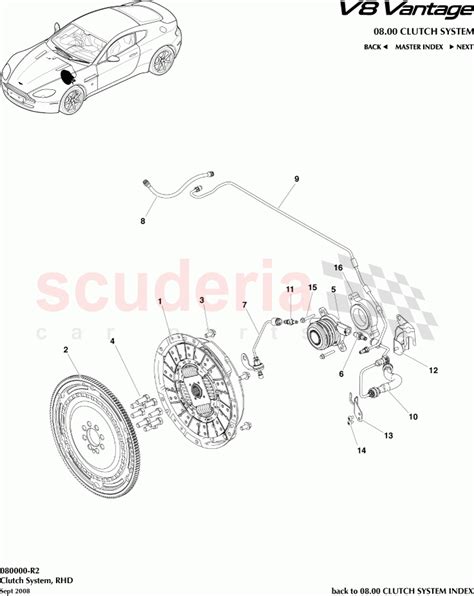 Clutch System Rhd Parts For Aston Martin V8 Vantage Scuderia Car Parts
