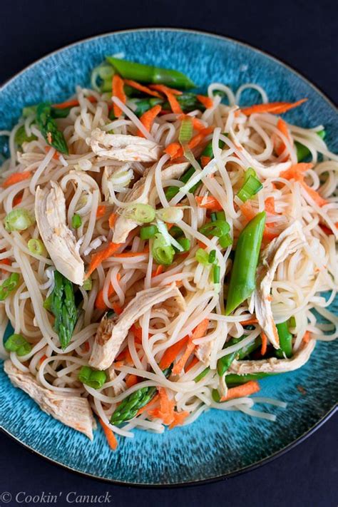 This version, however, is a little different because i added a bunch of ranch seasoning mix instead of ranch dressing, and rice's best friend ➡ broccoli. Rice Noodles with Chicken, Asparagus & Soy Ginger Sauce ...