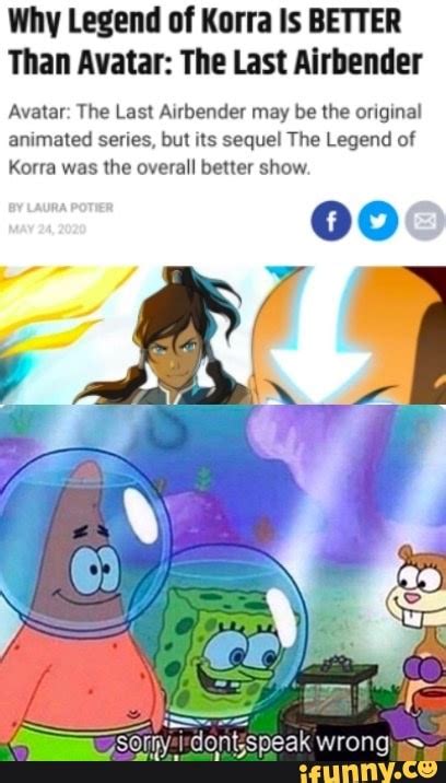 Why Legend Of Korra Is Better Than Avatar The Last Airbender Avatar