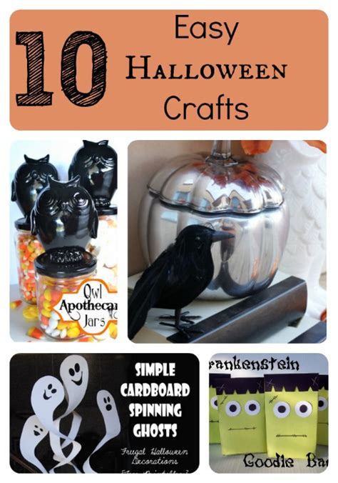 10 Easy Halloween Crafts My Frugal Adventures