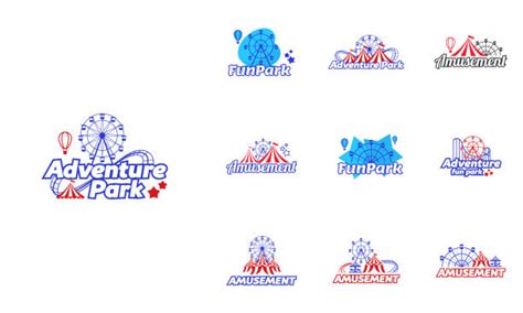 Amusement Park Logo Illustrations Royalty Free Vector Graphics And Clip