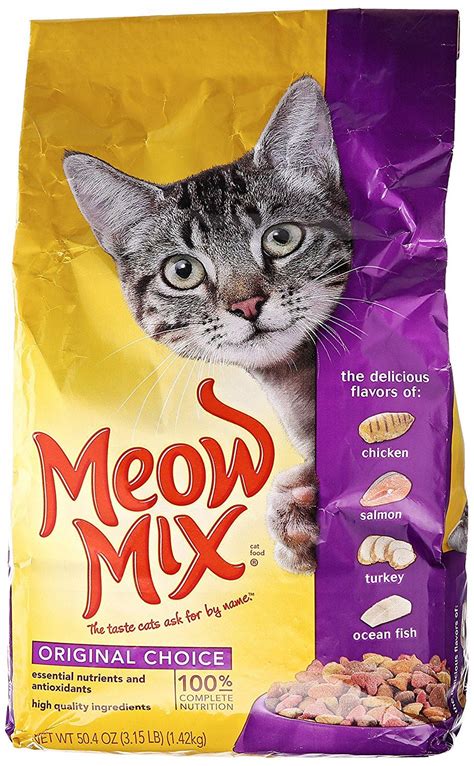 Overall, meow mix original choice is a significantly below average cat food, earning 2 using the calculations provided by the aafco, meow mix original choice has approximately 343 calories per 100g (97 calories/ounce), which is fewer calories compared to the average of the other dry cat foods. Meow Mix Original Choice Dry Cat Food, 3.15-Pound -- Hurry ...