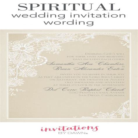 Nice Christian Wedding Invitations Wording