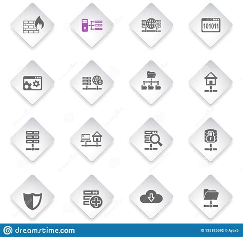 Order premium web hosting for at least 12 months and get a free.in domain for the first year. Hosting provider icon set stock vector. Illustration of ...