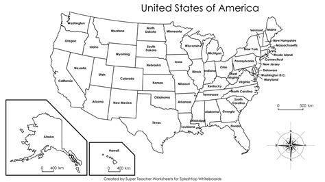 Printable Us Map With Cities Us State Map Map Of America Whatsanswer