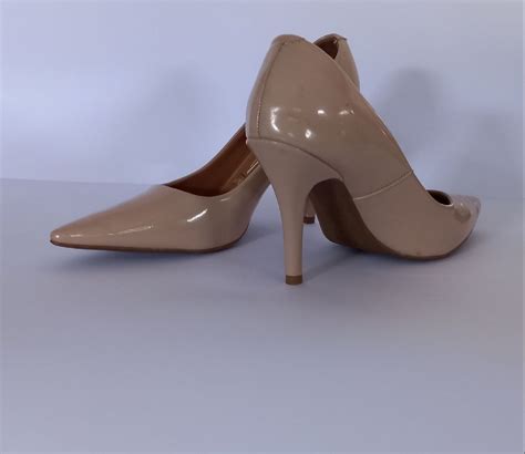 Scarpin Vizzano Nude Sapato Feminino Vizzano Usado Enjoei