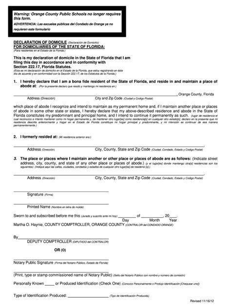 Declaration Of Domicile Fill Out And Sign Online Dochub