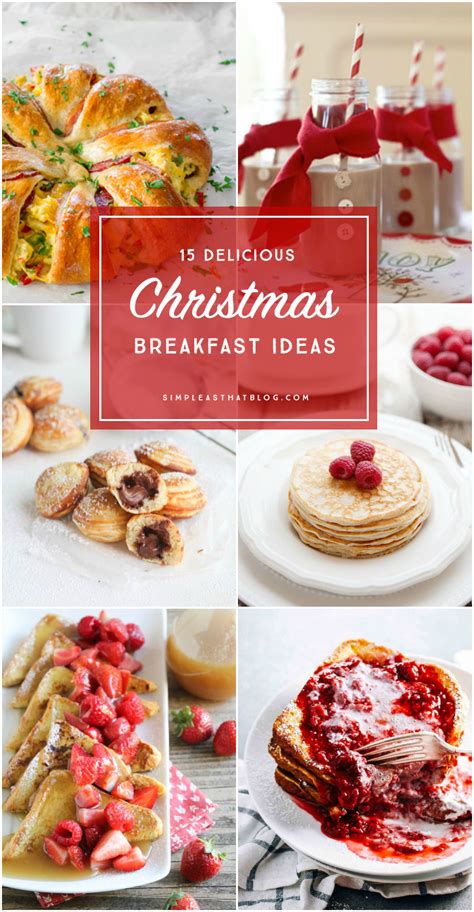 Find easy and delicious breakfast and brunch ideas for christmas morning. 15 Christmas Breakfast Ideas