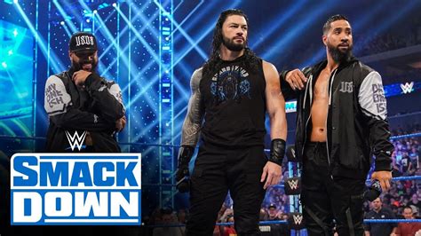 Video Smackdown 110 Roman Reigns Stands With The Usos Wrestling Inc