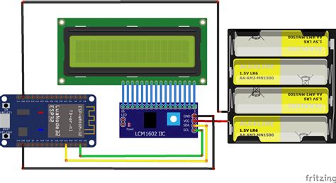 Display A Text On The I2c Lcd 1602a Display With Esp32