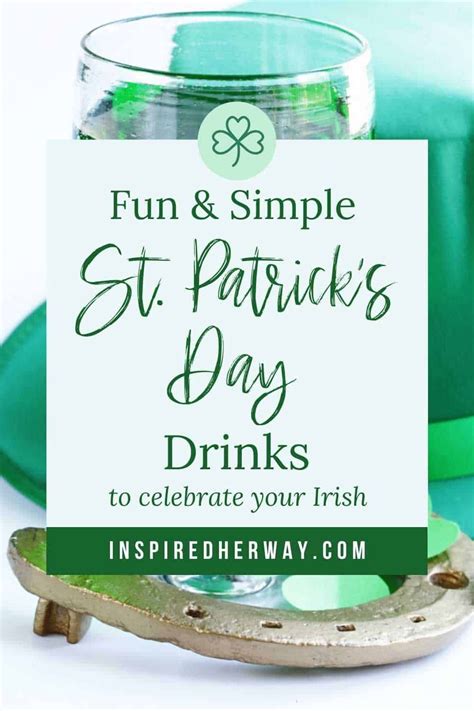 Simple And Fun Green St Patricks Day Drinks St Patricks Day Drinks