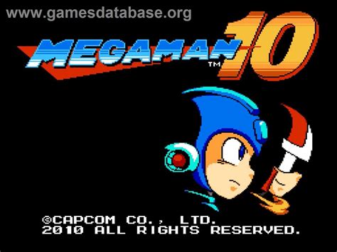 Mega Man 10 Nintendo Wiiware Artwork Title Screen