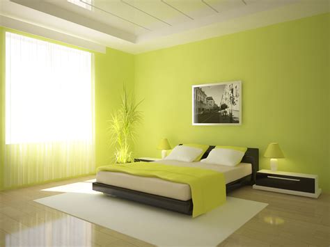 Bedroom with beautiful lime green colour scheme. lime green bedrooms