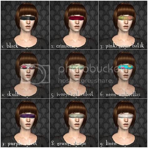 Wild Wild Eyes 9 Recolors Of Roses Blindfold Mesh