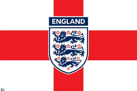 Football soccer england fc arsenal logo flag banners home. England - fa crest Poster | All posters in one place | 3+1 ...