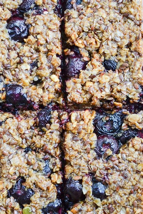 Let cool completely, then store in an airtight container. These blueberry granola bar recipe makes a delectable portable snack for those… (With images ...