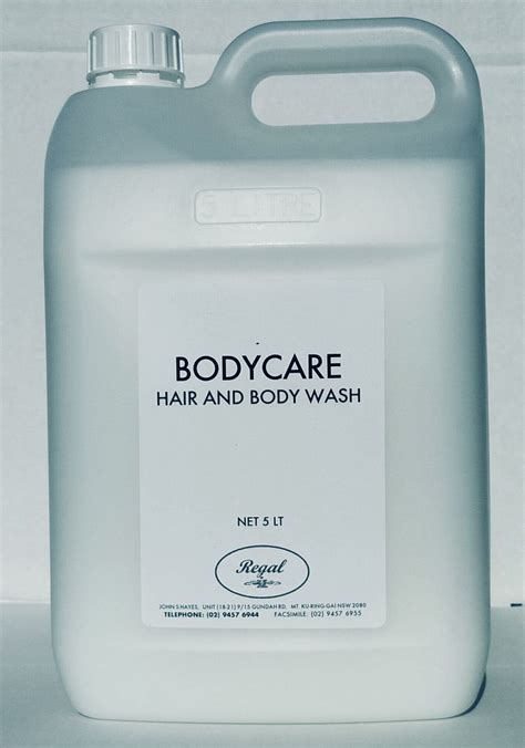 Bodycare Hair And Body Wash 5ltr John S Hayes And Associates Pty Ltd