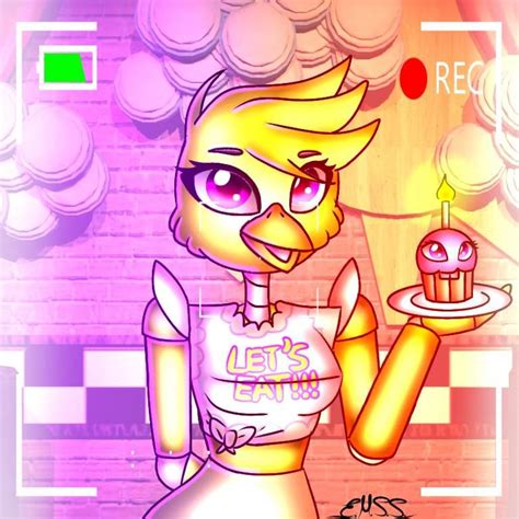 ༃⃝⃣♔fanart Of Chica The Chicken Fnaf 1🍕 Five Nights At Freddy S Amino