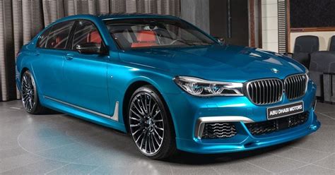 Bmw M760li Individual Looks Extra Special In Long Beach Blue Coat Bmw
