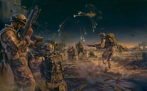 Al Waki Military Artist Stuart Brown