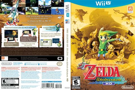 Legend Of Zelda The Wind Waker Hd Cover Art Work Inlay Insert Only