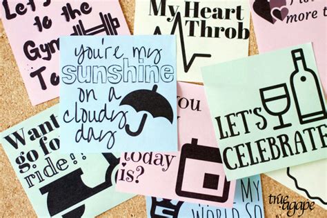 printable sticky love notes to make him feel loved