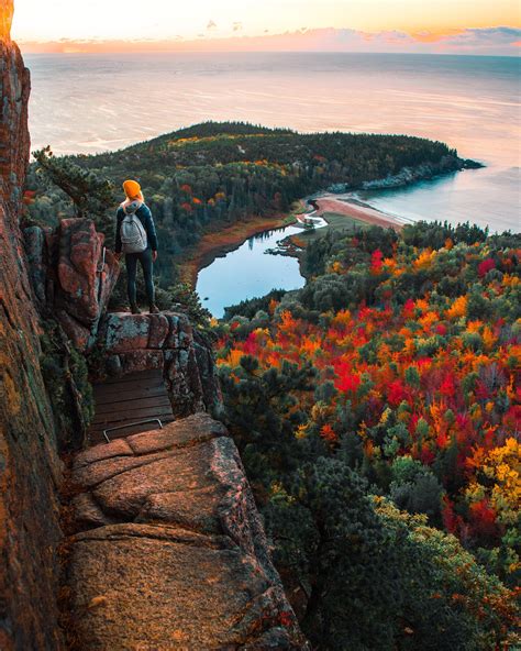 Hiking The Beehive Trail In Acadia National Park Rpics