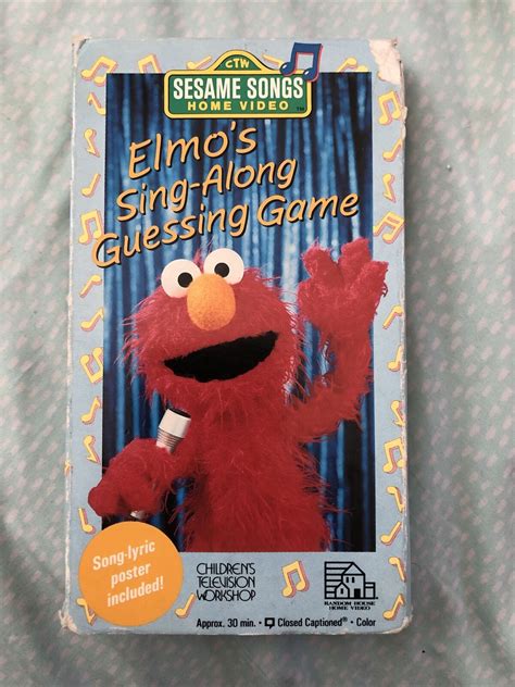 Sesame Street Elmos Sing Along Guessing Grelly Usa