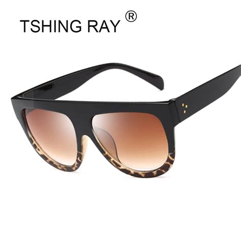 Buy Tshing Ray 2017 Flat Top Shield Sunglasses Women Fashion Brand Designer