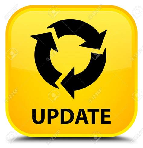 Update Refresh Icon Yellow Square Button Nottingham