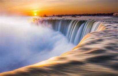 Niagara Falls Wallpaperaccess Morning River Sun Canada