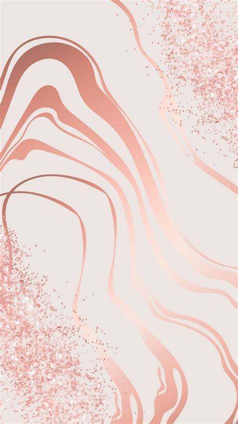 Rose Gold Glitter Iphone Background In Illustrator Svg  Eps