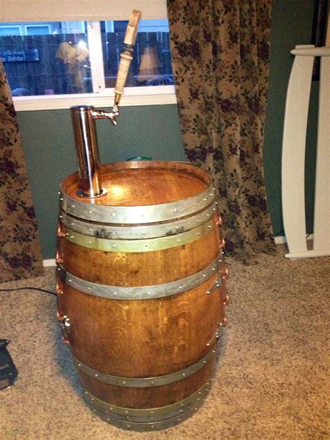 Kegorator Kegorator 2 Whiskey Barrel Bar Barrel Bar Y Wine Cabinets