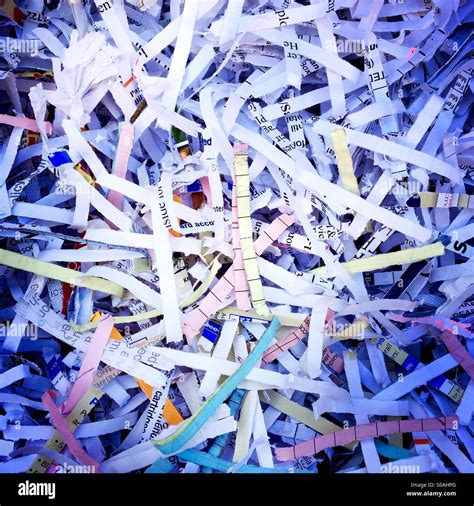 Shredded Document Hi Res Stock Photography And Images Alamy