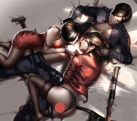 liang xing ada wong claire redfield leon s kennedy capcom resident evil resident evil 2