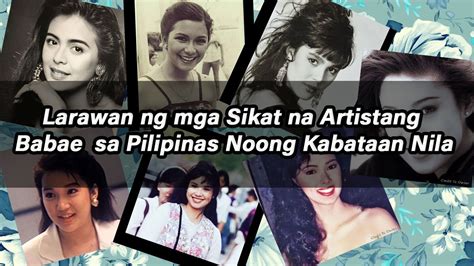 Larawan Ng Mga Sikat Na Artistang Babae Sa Pilipinas Noong Kabataan Nila Araling Pinoy YouTube