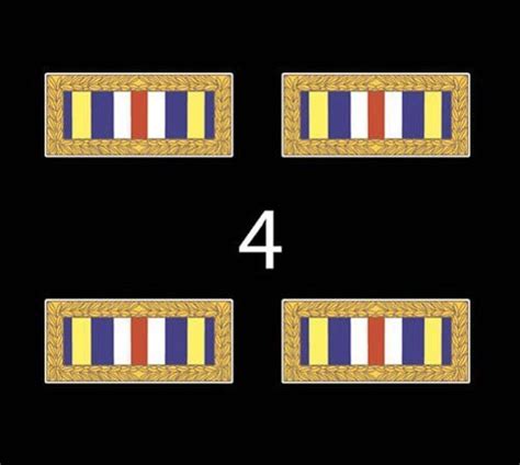 Us Army Unit Ribbon Joint Meritorious Unit Award 3 4four Decal