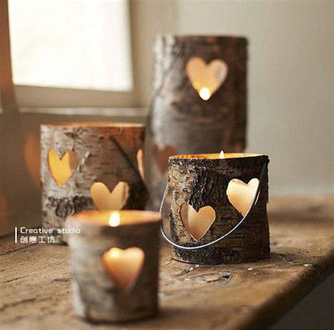 This candle holder diy will help you avoid nasty wax drippings on your next birthday cake. 8 Easy DIY Wood Candle Holders for Some Rustic Warmth This ...